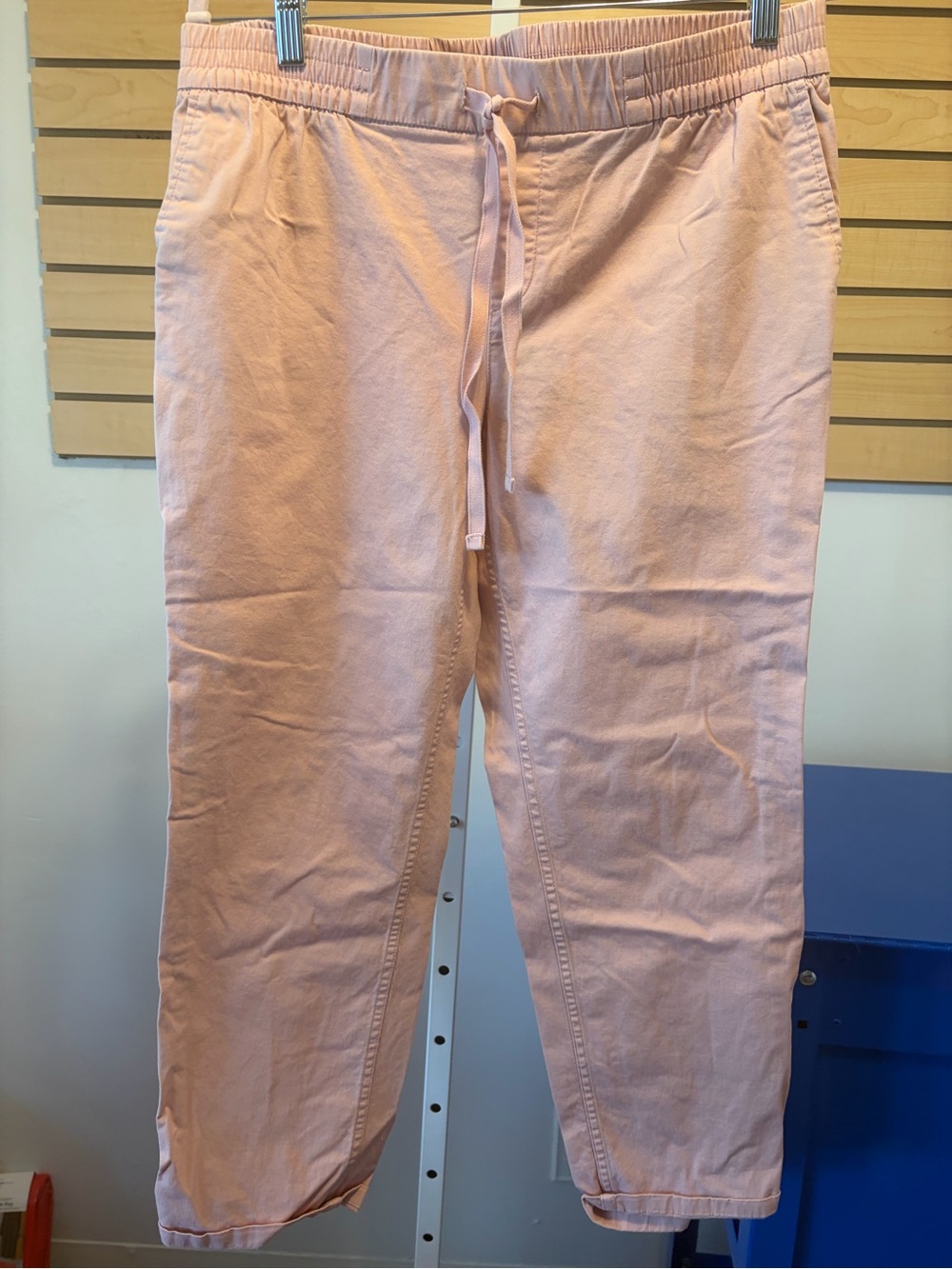 Old Navy Men's Light Pink Drawstring Joggers